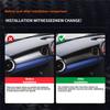 Car Central Control trument Panel Decorative Trim Cover Sticker In Real Carbon Fiber For MINI R55 R56 2007-2013 LHD