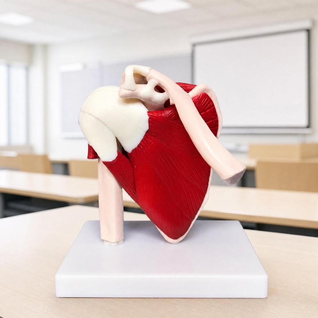 PVC Shoulder Joint Model with Base for Study Classes