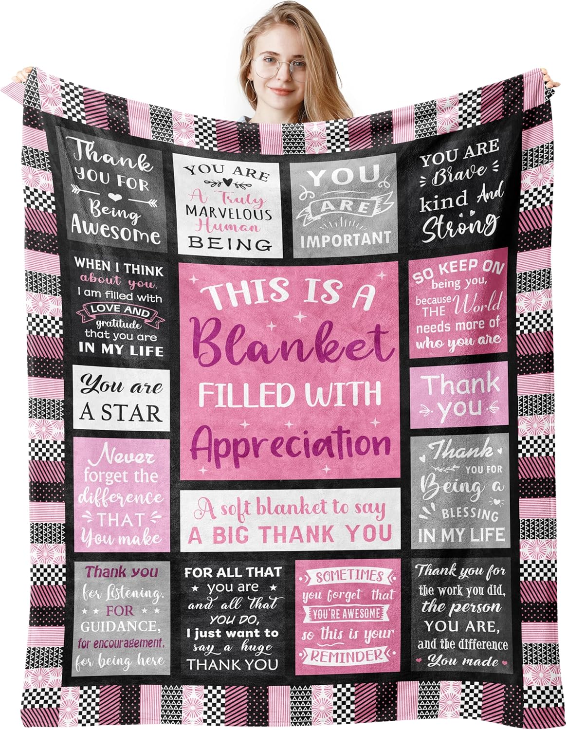 

Birthday Gifts for Women/Men/Her/Him Friendship Blanket Purple Happy Birthday Decorations Women/Men Throw Blanket, Bday 70x100cm