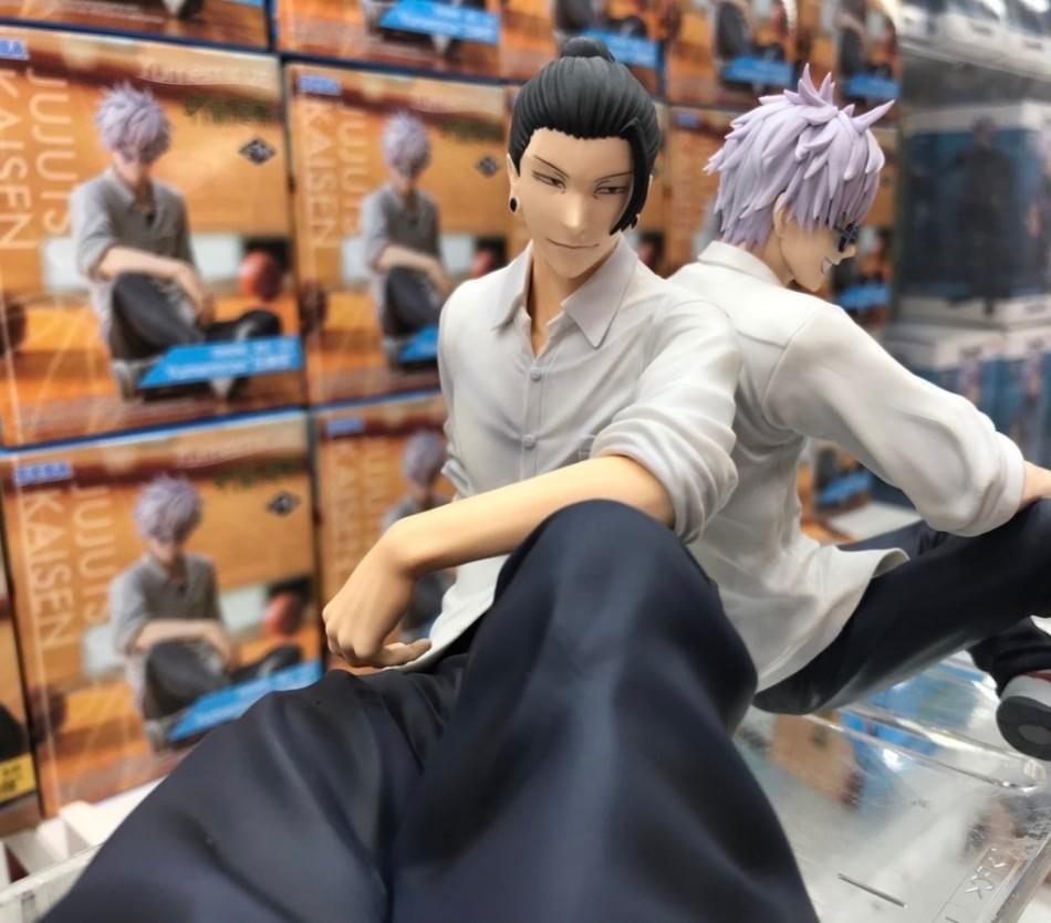 NOU În Stoc Jujutsu Kaisen 10cm Gojo Satoru Geto Suguru Figurină de Acțiune PVC Jucării Kawaii Păpuși Anime Cadou de Ziua de Naștere