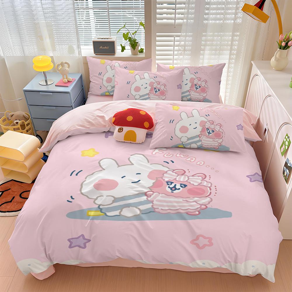 Neues Design Kanahei Bettbezug Kissenbezug Niedliches Kanahei Bettwäsche-Set für Erwachsene Jungen Mädchen Schlafzimmer Kinder Einzel Doppel