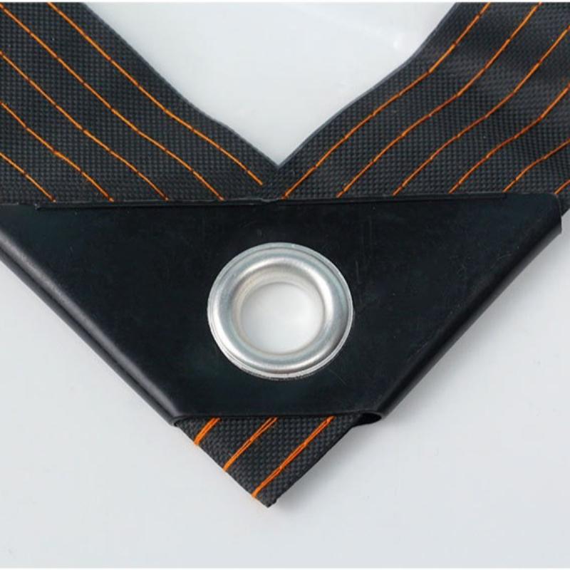 Metal Buckle Reinforcement Transparent Waterproof Cloth Rainproof Sunscreen Tarpaulin Very Suitable for Garden Courtyard Balcony Sunshade and Camping