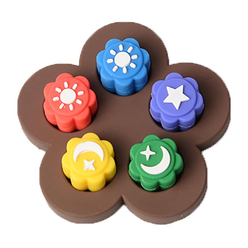 Fun Gonggi Jack Stone Pebbles Set Hand Eye Coordination Training Toy Dice Traditional Party Games