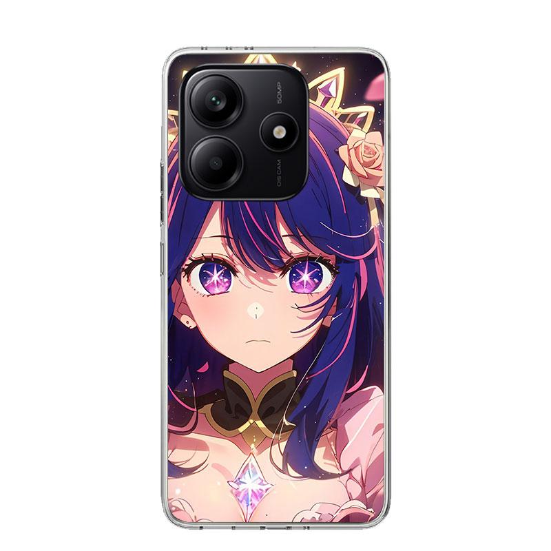 Oshi No Ko Phone Case For Xiaomi Redmi Note 15 14 13 12S 12 Pro Plus 11S 11E 11 11T 10S 10 Art Soft Pattern Cover Redmi Note 14