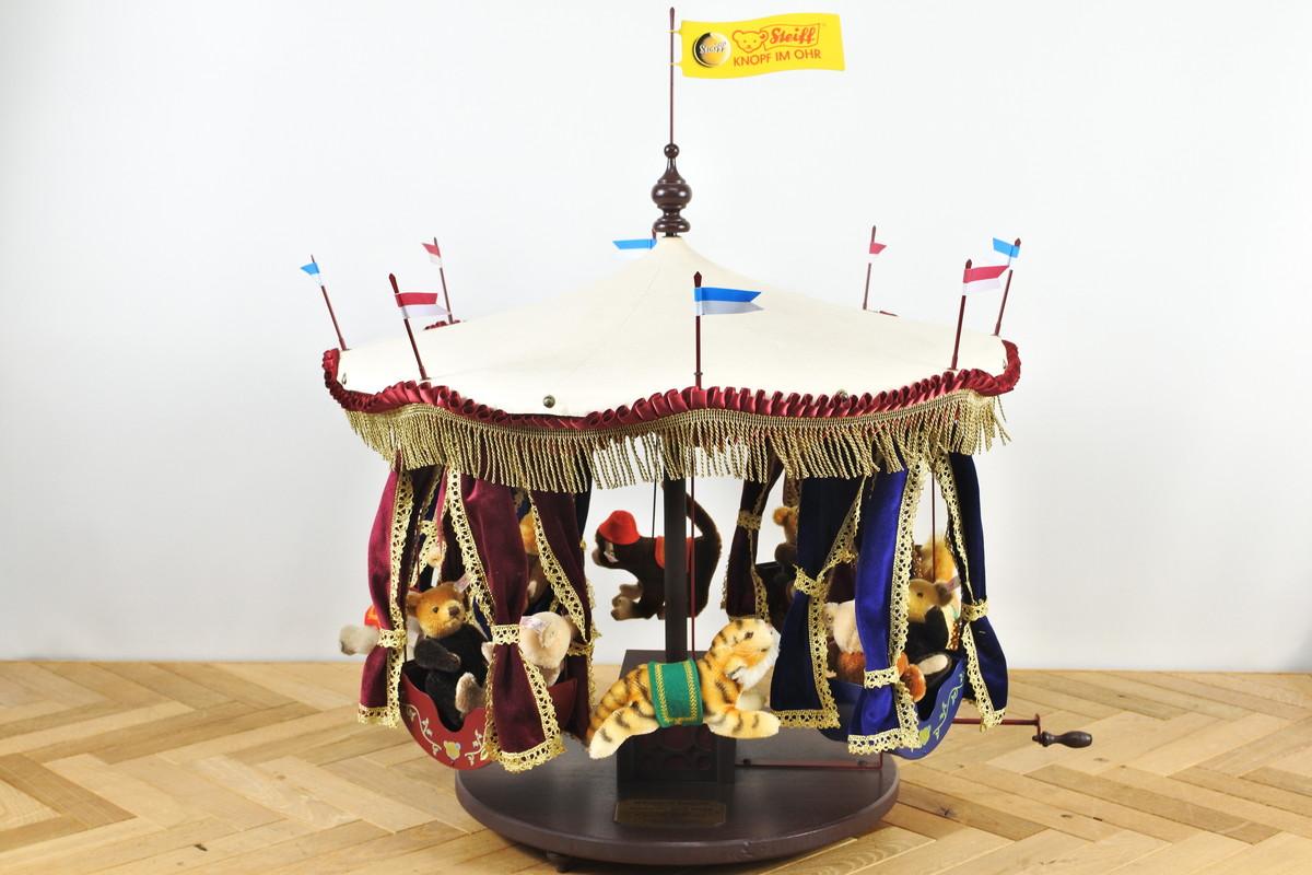 Steiff Millennium Carousel Set 1202/2000 Limited Edition w/ 8 Bears & Animals