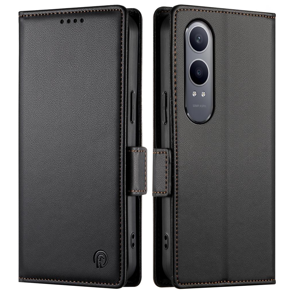 DF-010 For Oppo K12x 5G (China)/OnePlus Nord CE4 Lite 5G Stand Case PU Leather Wallet Phone Cover