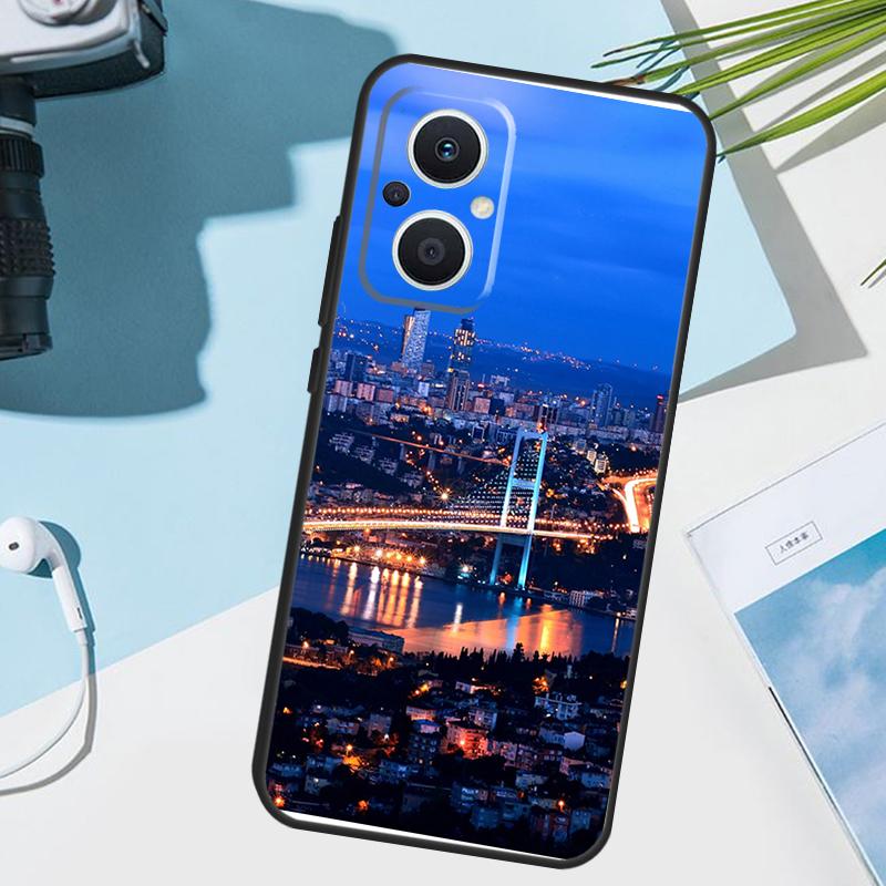 Turkey Istanbul Scenery Building Cover For OPPO Reno 14 F 13F 12F 11F 10 11 12 13 Pro 7 8 Lite OPPO Find X9 X5 X6 X8 Pro Case