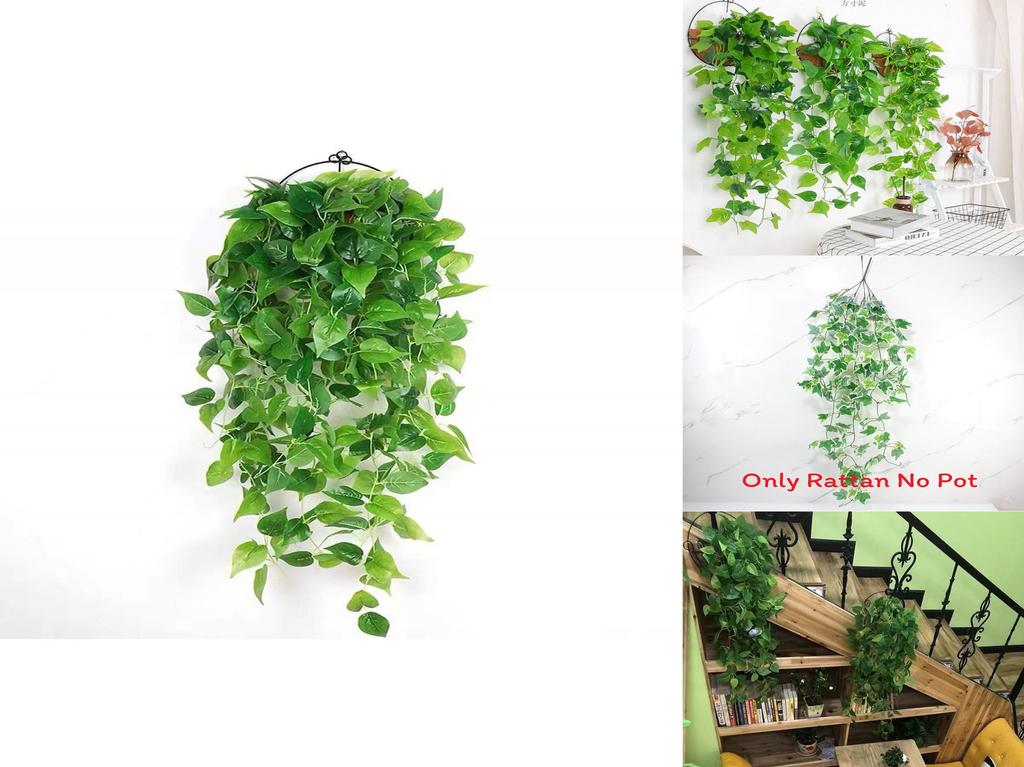 Epipremnum Aureum Artificial Green Vine Wall Decor For Living Room And Events