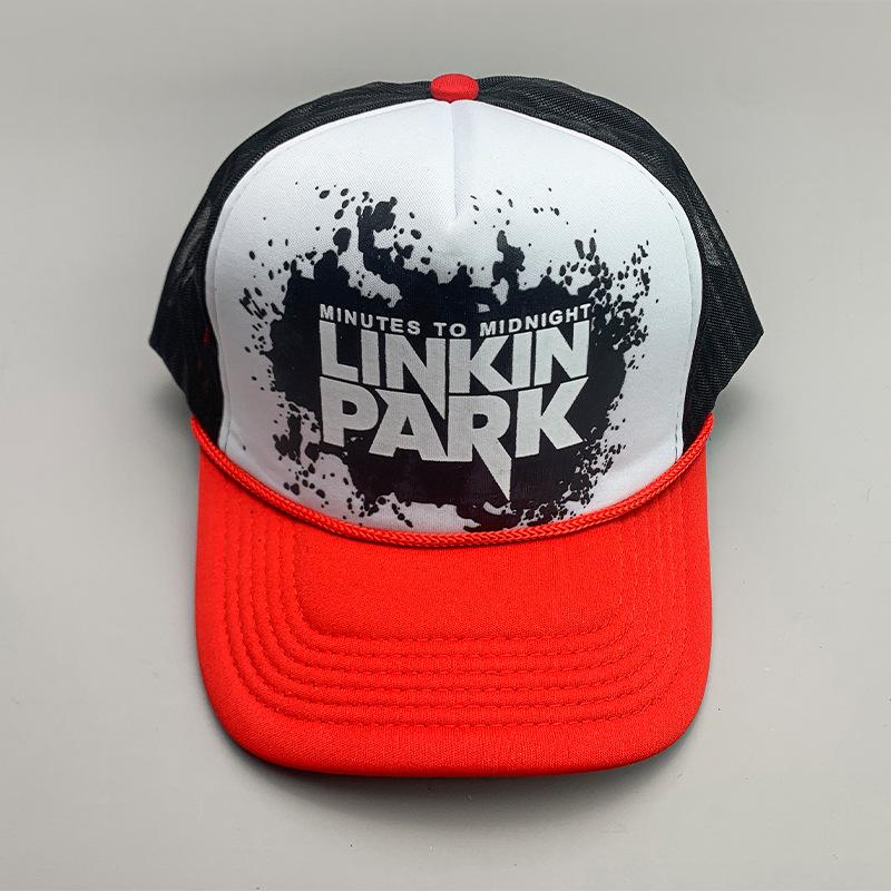Breathable Cartoon Letter Fashion Men'S And Women'S Baseball Cap Cotton Hip Hop Skateboard Hollow Casual Sun Hat