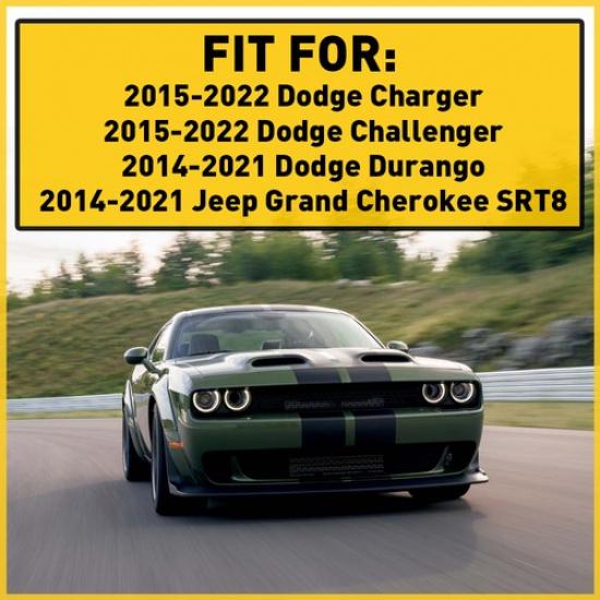 Steering Mould Wheel Cover Decoration Trim For Dodge Challenger & Charger 2015+