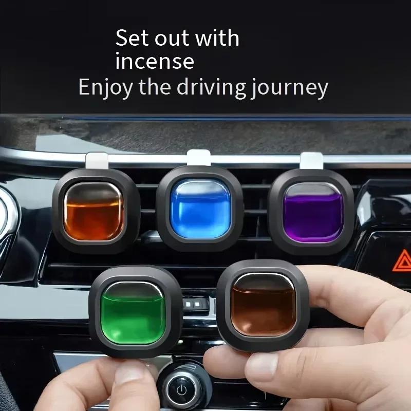 30-Day Long-Lasting Car Air Outlet Aromatherapy Auto Fragrance Clip Odor Removing Air Freshener Perfume Car Interior Accessories