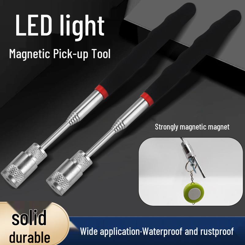 Adjustable Telescopic LED Magnetic Pickup Tool with Strong Suction