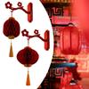 Chinese New Year Felt Lantern for Balcony Party Supplies Spring Festival