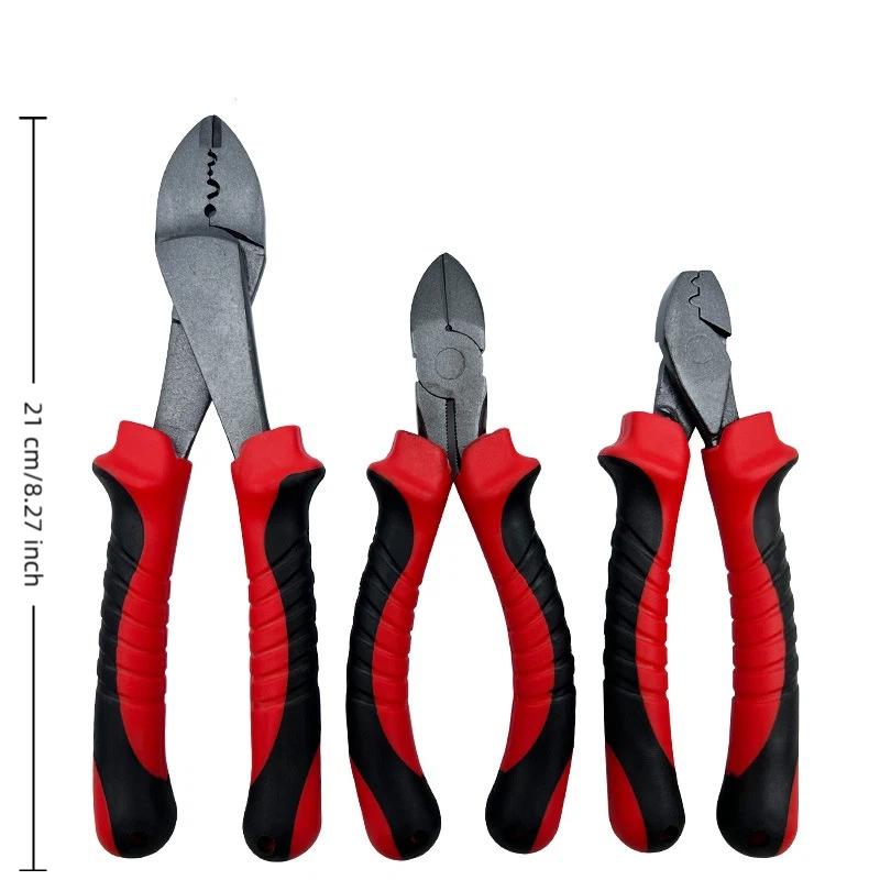 Fishing Crimping Pliers Tools Fishing Crimp Pliers For Single Barrel Socket Tools Portable Lightweight Non-slip Handle