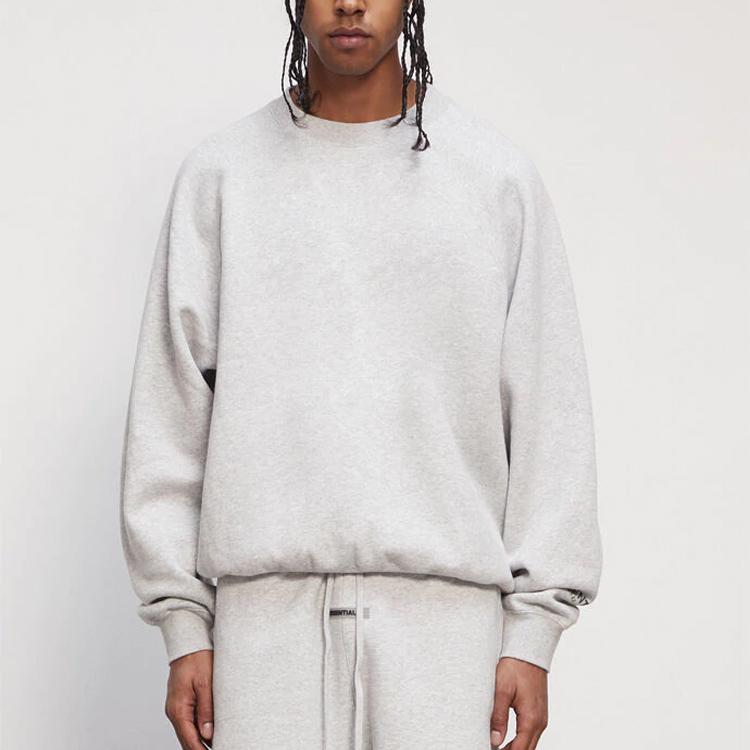 Fear of God Essentials Core Crewneck Heather Grey Unisex Tops 0192250500224367