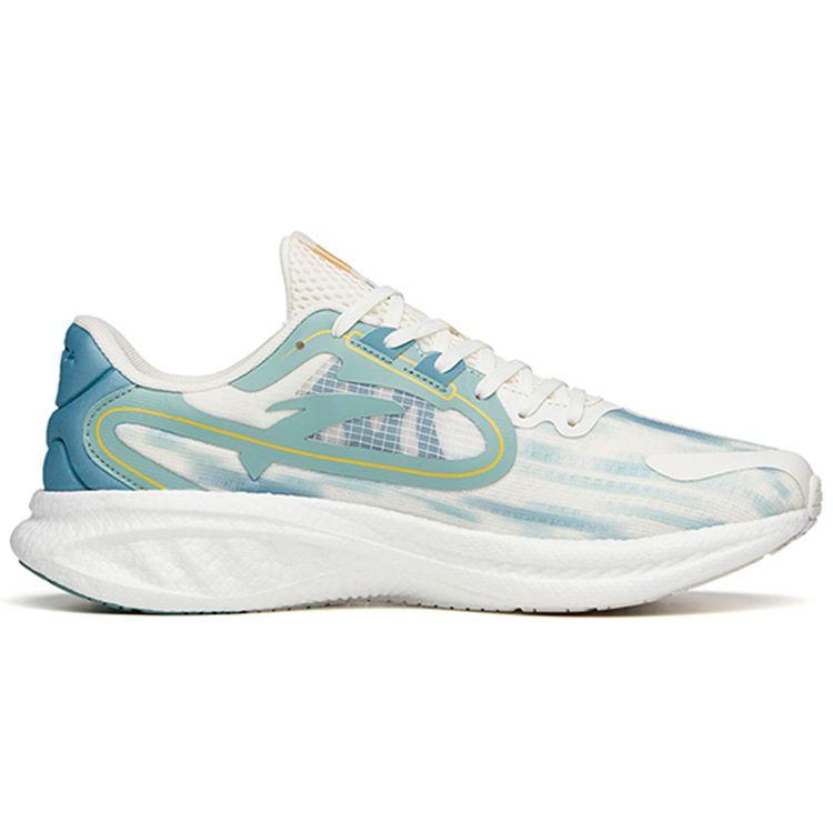 Anta Mars Foam Running Series Shock Absorbing Non-Slip Wear-Resistant Low-Top Running Shoes Men Sneakers White Green Yellow 112135585-5