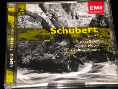 CD FRANZ SCHUBERT, JANET BAKER, GERALD - Schubert: Lieder  72435862512 EMI Classics 2004 Japan Classical Used
