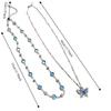 Crystal Double-layer Necklaces Sweet Clavicle Chain New Butterfly Zircon Necklace  Women Jewelry