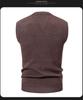 Men's V-Neck Trendy Knit Sweater Vest - Autumn/Winter European & American Style Pullover