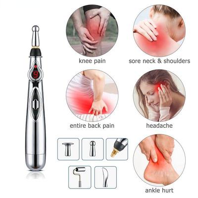 5 Heads Electric Acupuncture Massage Pen Pain Relief Therapy for Back Neck Face Beauty Roller Meridian Energy