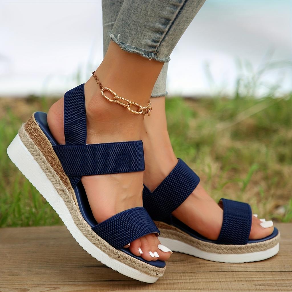 Women Sandals New Summer Wedges Sandals Women Platform Thick Sole Beach Sandals Fashion Casual Luxury Shoes for Women
