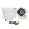 ZMFJH Yellow/Red LED 2"52mm Oil Pressure Gauge with Sensor Retro Vintage 0-10Bar Oil Press Meter Indicator for Car Boat Yacht