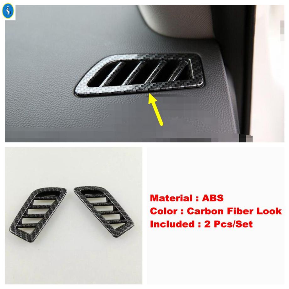 

Carbon Fiber Car Headlight / Door Handle Bowl / Window Lift Switch Panel / Air Outlet Cover Trim For Renault Koleos 2017 - Model G