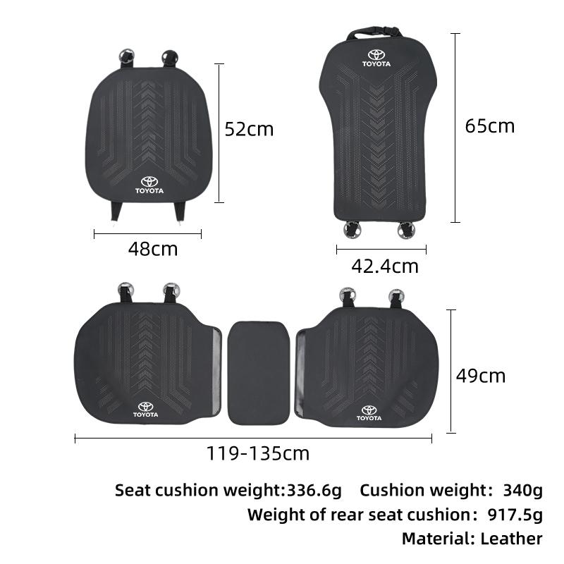 APE3   Breathable Car Seat Cover PU Leather Auto Seat Protector For Toyota Corolla Yaris Camry Prius RAV4 CHR Hilux Key Accessories
