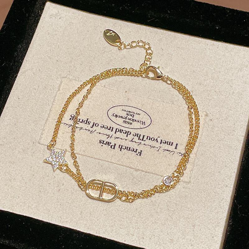 No Brand Hand Jewelry Geometric Zircon Star Pig Nose Pendant For Women Gift Ideas золотой