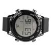 Digital Chronograph Watch WR50M Waterproof Luminous Large Screen Outdoor Sports Watch for Men Black