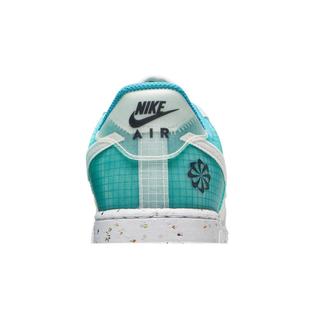 Nike Womens Air Force 1 Crater 'Move To Zero - White Dynamic Turquoise' (women's sizes) White / Dynamic Turquoise / Armory Navy / White