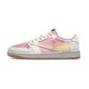 Travis Scott x Air Jordan 1 Soft Pink Travis Scott X AJ1 Low Odpružení Nízké top Vintage Basketbalové boty Unisex DZ4137-700(Tým1698-)