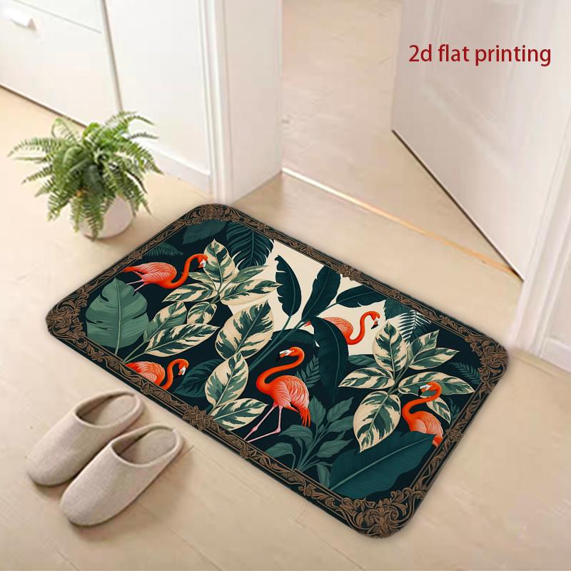 Tropical Flamingo Pattern Living Room Decoration Home Sofa Non-Slip Carpet Study Bedroom Tatami Children'S Soft Floor Mat