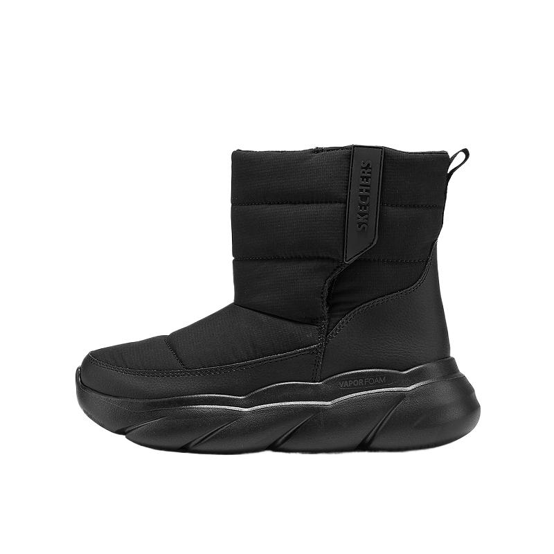 Skechers Modern Comfort Winter Series Trendy Stylish Versatile Snow Boots Women boots Black 168065-BBK 36