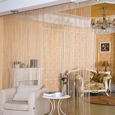 Clean Products Beaded Flash Tassel Shiny String Curtain Door Room Window Divider Home Decor