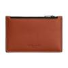 Card Case Ogo Classic Smooth Grained Leather Card Case Mini Men's Brown Brown