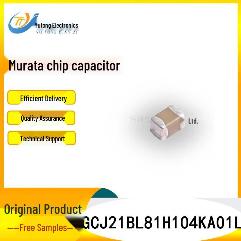 

Murata 0805 X8L 100nF 50V 10% Ceramic Chip Capacitor GCJ21BL81H104KA01L