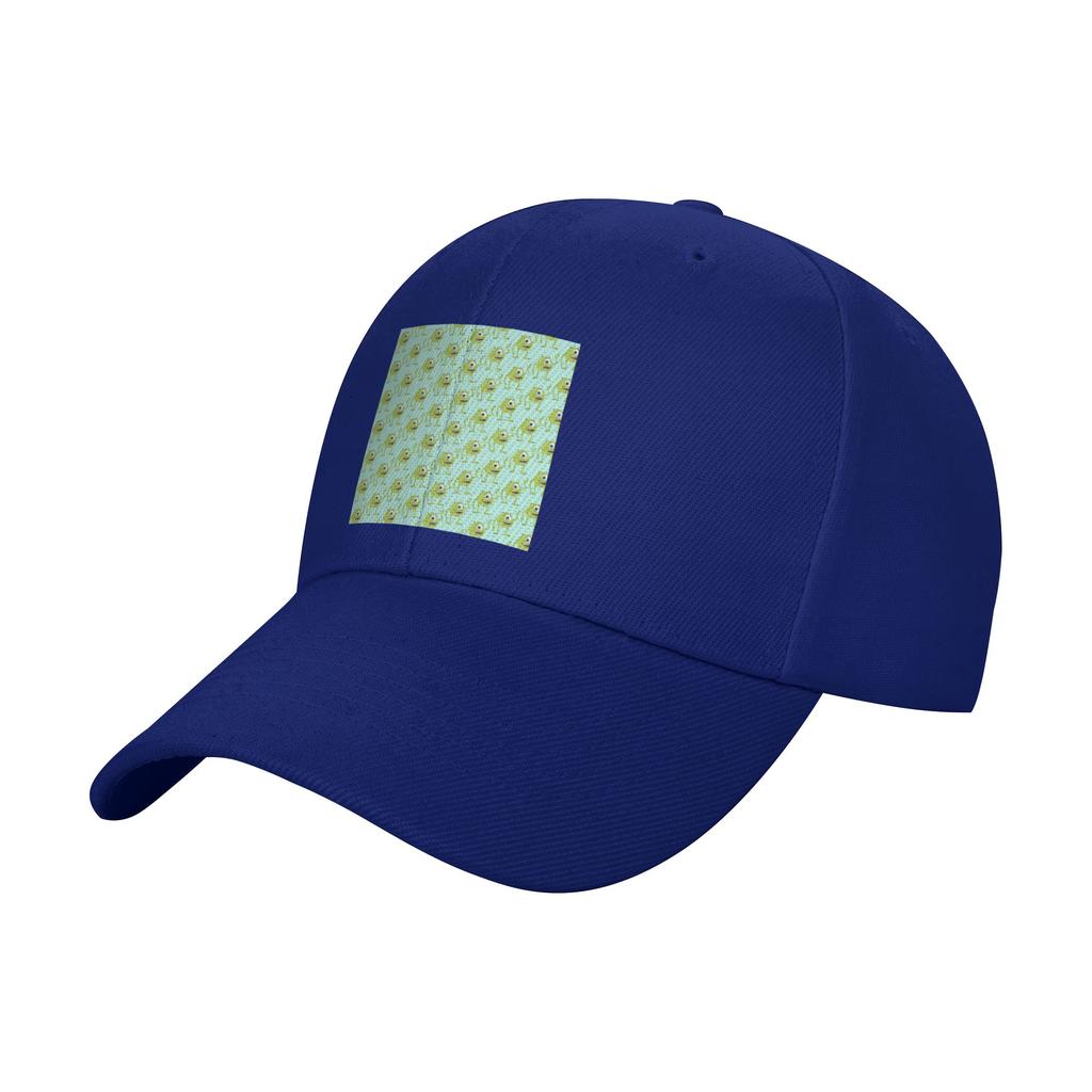 Fashion Mike Wazowski Pattern Curved Brim Baseball Cap Japanese Minimalist Womens Visor