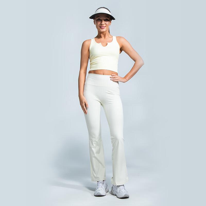 Women s High-Waist Wide Leg Flare Fitness Pants S