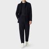 Emporio Armani Essentials Solid Logo Patch Crew Neck Pullover Long Sleeve T-Shirt Men tops Blue 8N1TR1-1JRGZ-0920