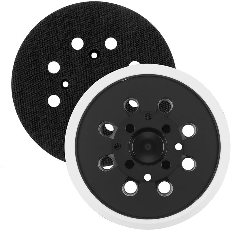 

ABJI-2Pcs 5 Inch Sanding Backing Pad For PEX 300 AE 400 AE 4000 AE Grinder Disc Polisher Sander Tool Accessory чорний