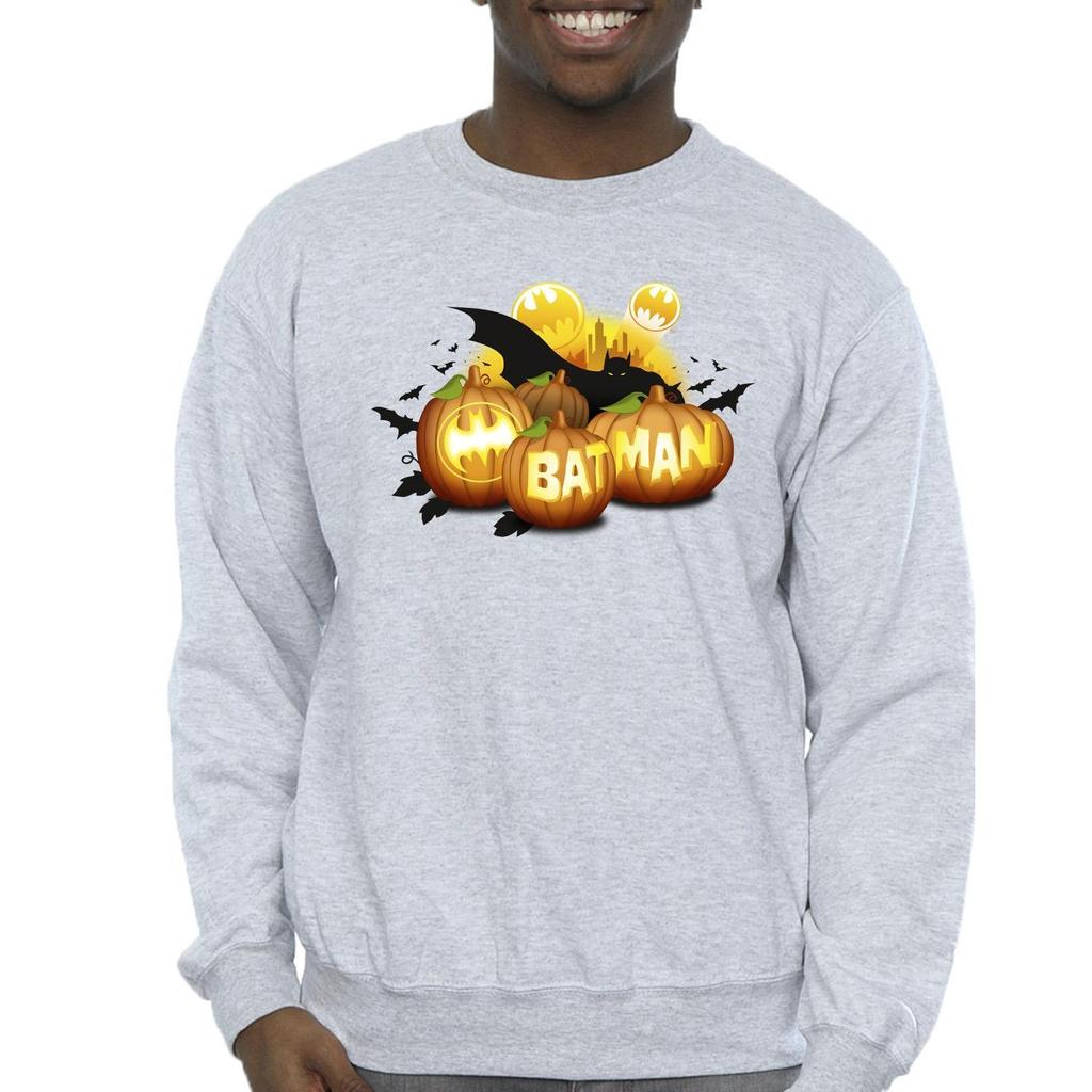 DC Comics Mens Batman Pumpkins Sweatshirt