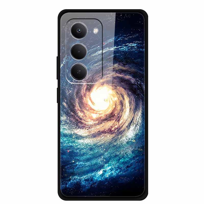 For Redmi 15 5G Case 6.9" 25057RN09E Tempered Glass Hard Covers For Redmi 15 4G 2025 Luxury Phone Cases Protective Bumper Fundas