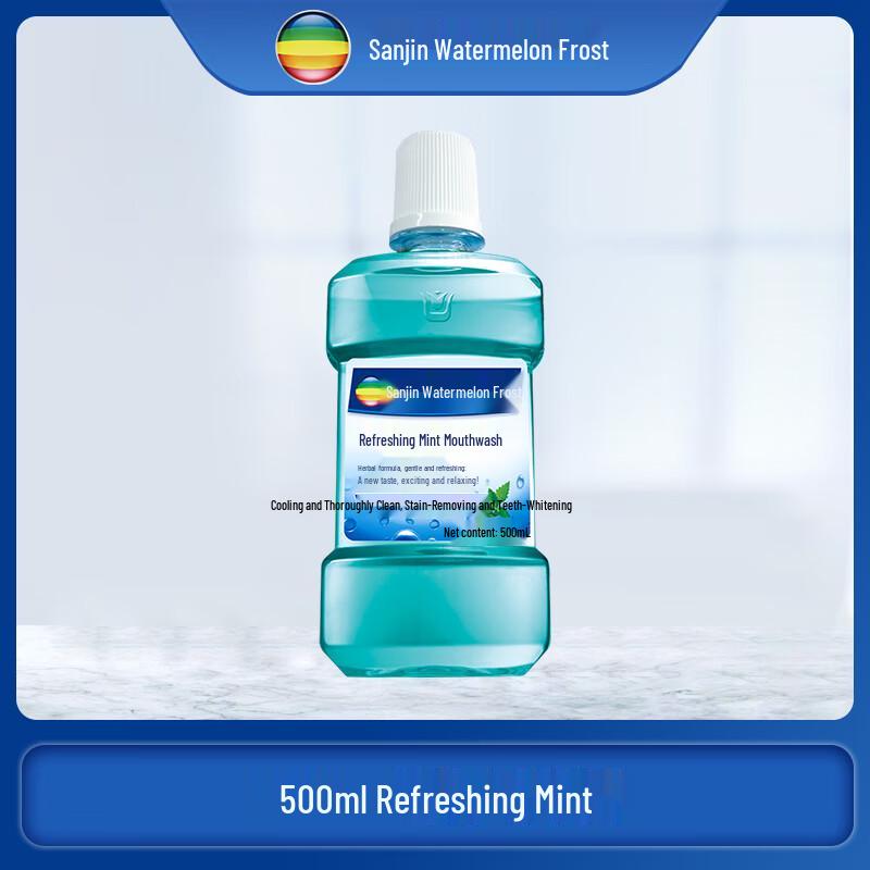 Sanjin 500ml Refreshing Mint Mouthwash