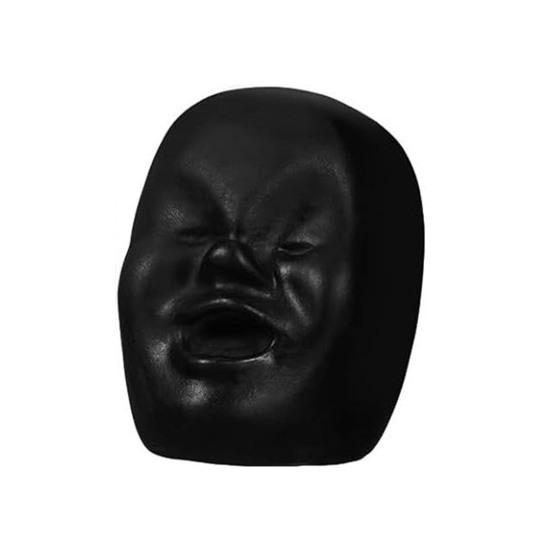 Human Face Squeeze Toy Anxiety Stress Relief Realistic Head Pinch Sensory Toy Teens Adults Soft TPR Calming Face Fidget Toy