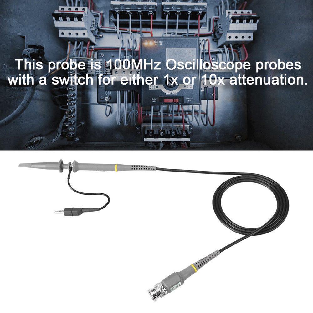 100Mhz Stable P6100 Detachable Hook Tip Compact for Switch High Pressure Materials BNC Oscilloscope Probe Oscilloscope Parts 100Mhz Stable P6100 Detachable Hook Tip Compact for Switch High Pressure Materials BNC Oscilloscope Probe Oscilloscope Parts