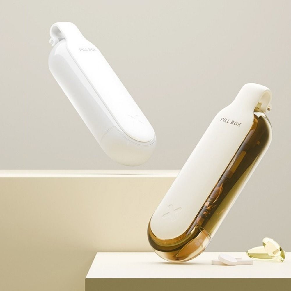 Mini Pill Extractor Plastic Pill Dispenser Portable Pill Container  Daily Use