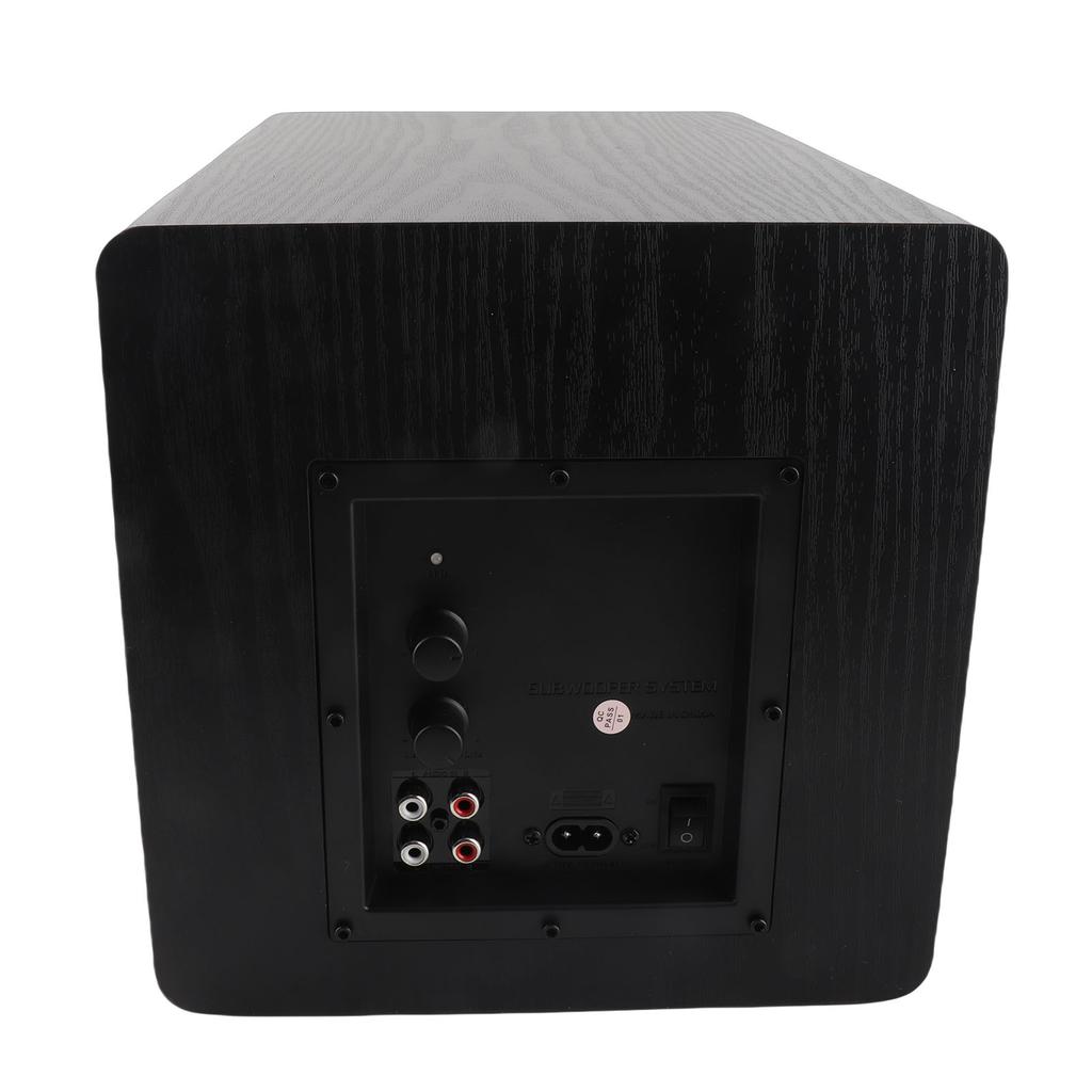 6.5 Inch Powered Subwoofer HiFi 100W High Power Deep Bass Turbocharged Subwoofer Black