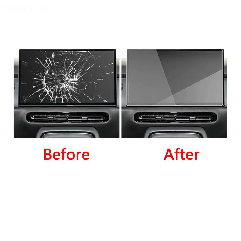For XPENG P7+ 2026-2027 Navigation Screen Tempered Film Scratch-resistant Eye Protection Film Automobile Modification Supplies