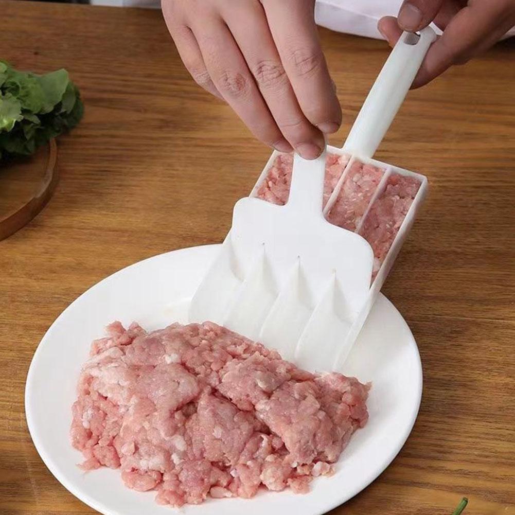 4 Rows Meatball Maker Plastic Non-Stick Meatball Maker for Fried Fish Beaf Meat Making Balls Kitchen Gadgets Cooking Accessorie